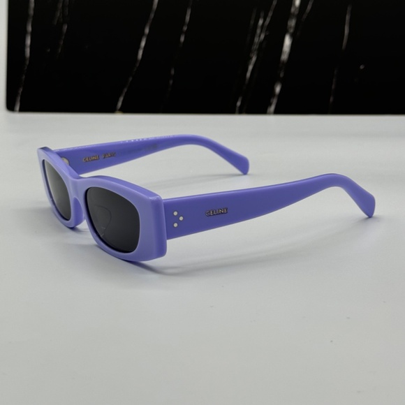NEW CL40245U 78A CELINE PURPLE GREY SQUARE WOMEN CELINE SUNGLASSES main image 7